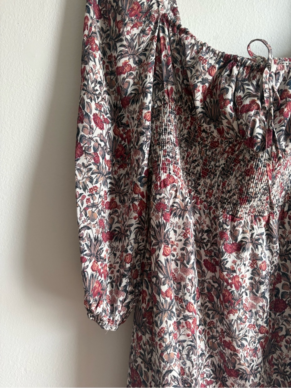 Aritzia Sunday Best Sz M Cruise Floral Cottagecore Romantic Short Dress - Picture 4 of 11